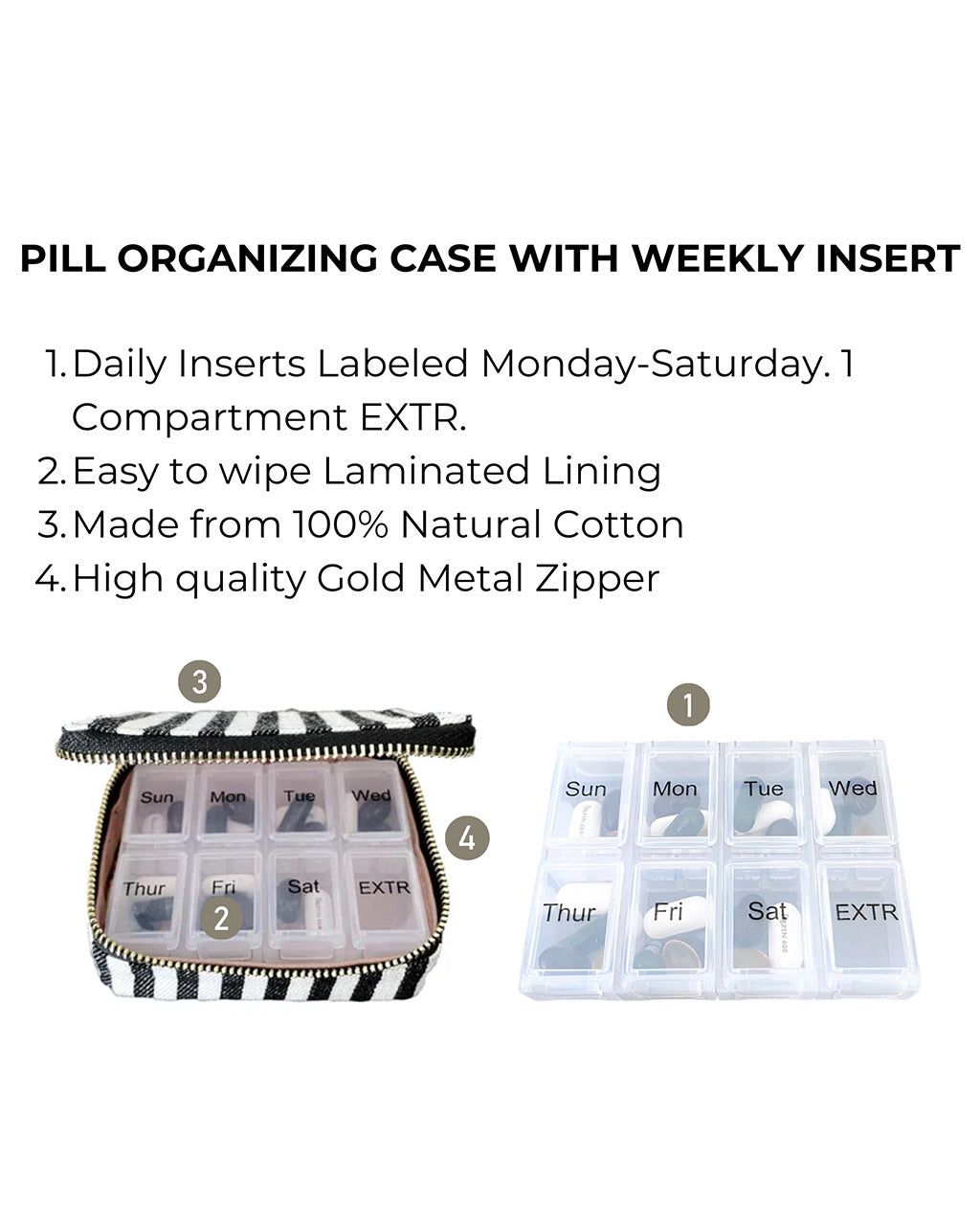 bag-all Weekly Pill Organizing Case