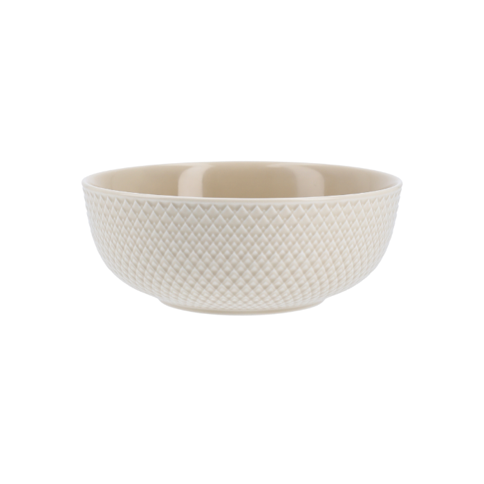 Lyngby Porcelæn Rhombe Earth Bowl, Marble, Ø: 6.1"