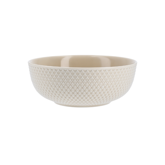 Lyngby Porcelæn Rhombe Earth Bowl, Marble, Ø: 6.1"