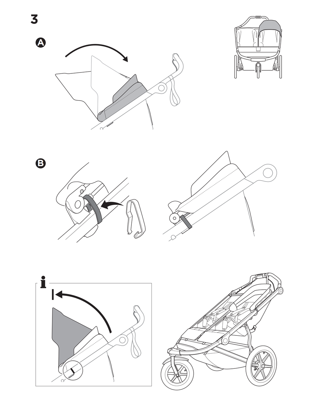 Thule Urban Glide 3 Double Car Seat Adapter For Maxi-Cosi