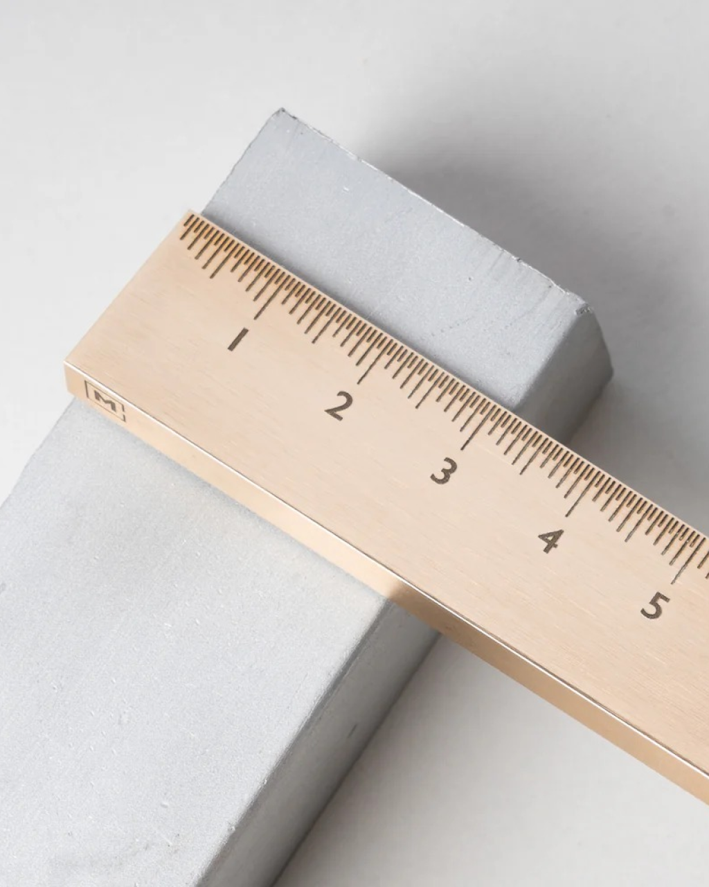 Makers Cabinet Stria - Solid Brass Folding Ruler