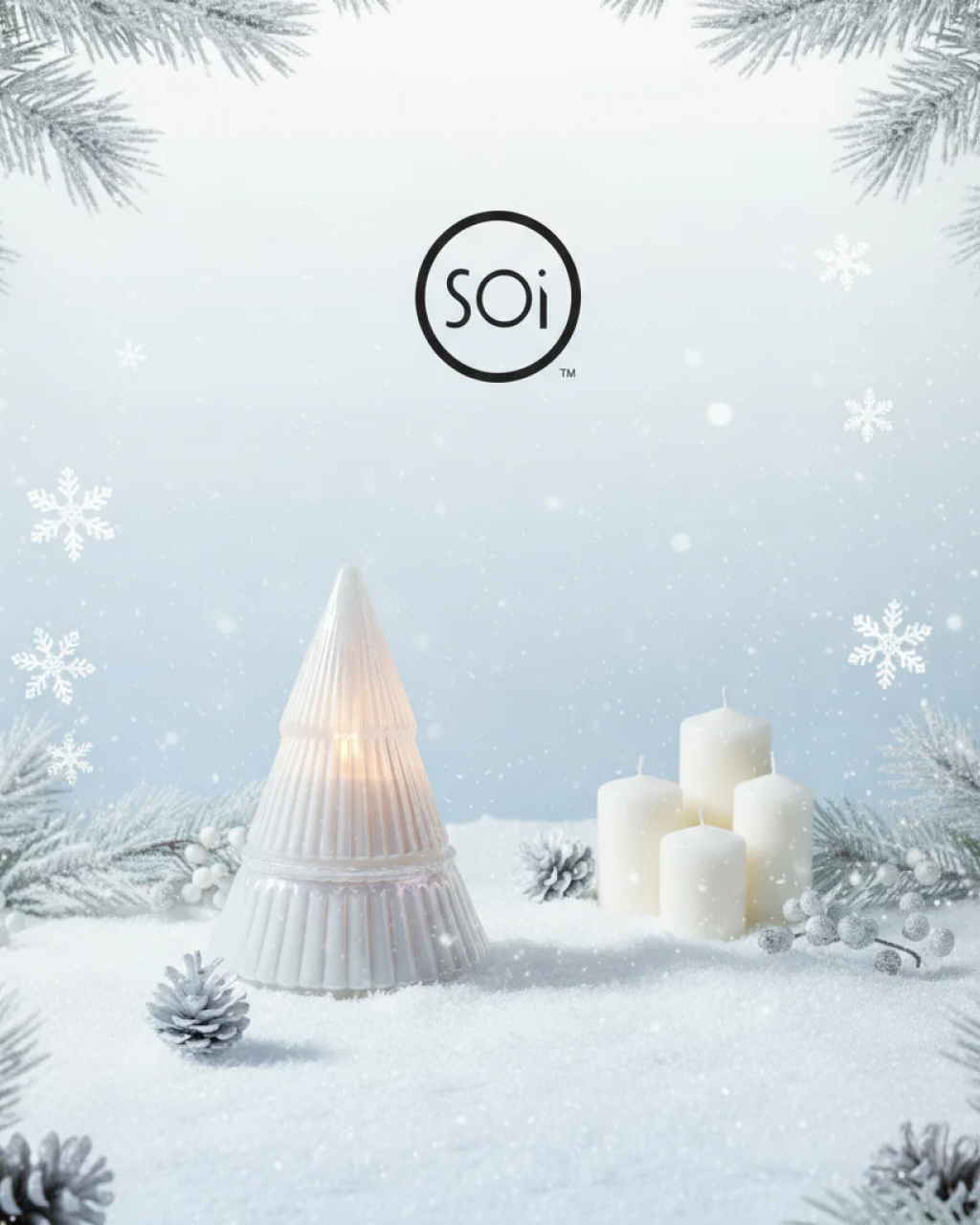 The SOi Company Winter Wonderland | 9oz Christmas Tree Candle