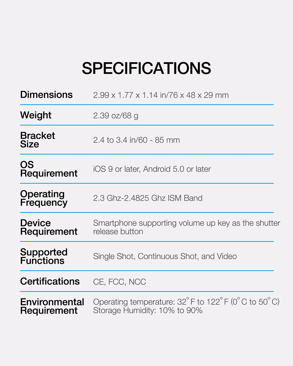 Just Mobile Shutter Grip 2