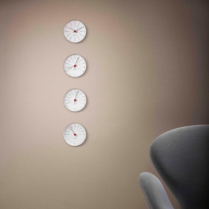 Arne Jacobsen Bankers Barometer, White, Ø: 4.7"