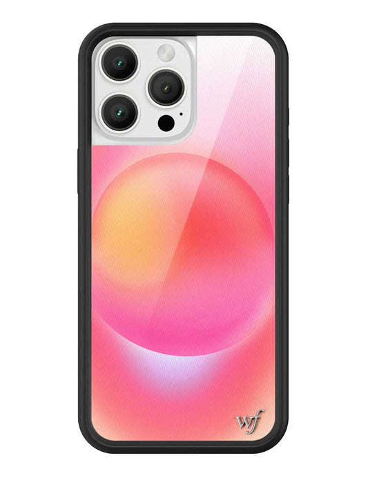 Wild Flower Hot Pink Aura iPhone Case