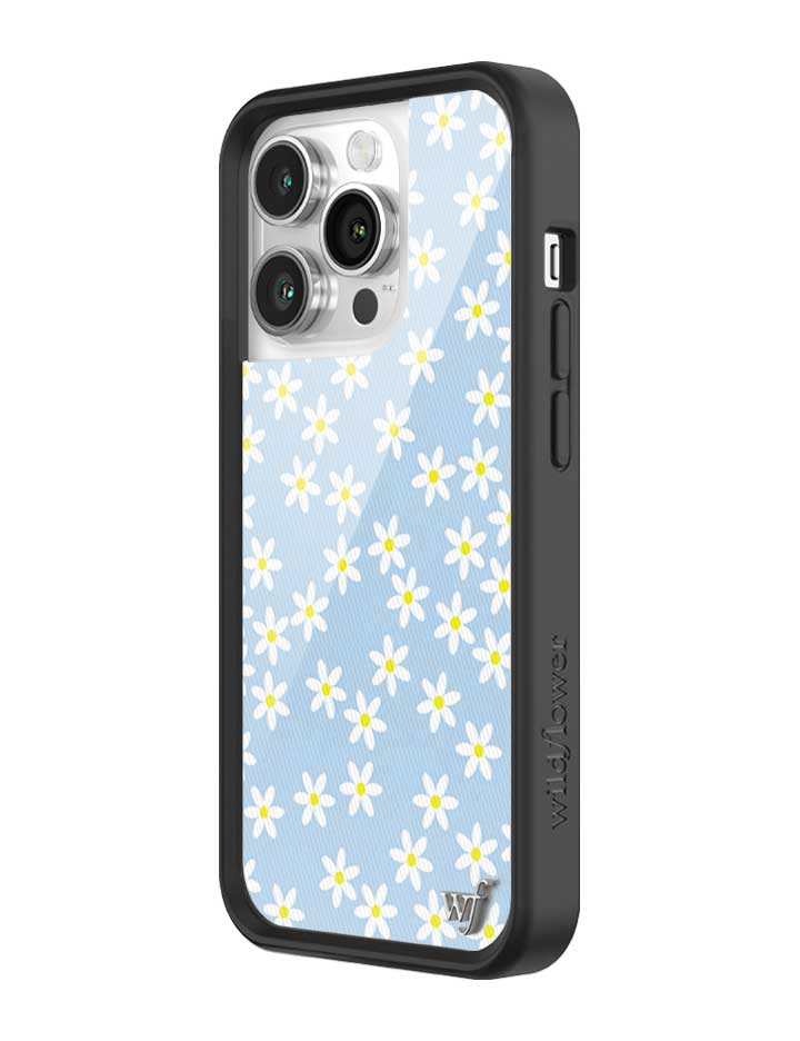 Wildflowers Blue Daisy iPhone Case