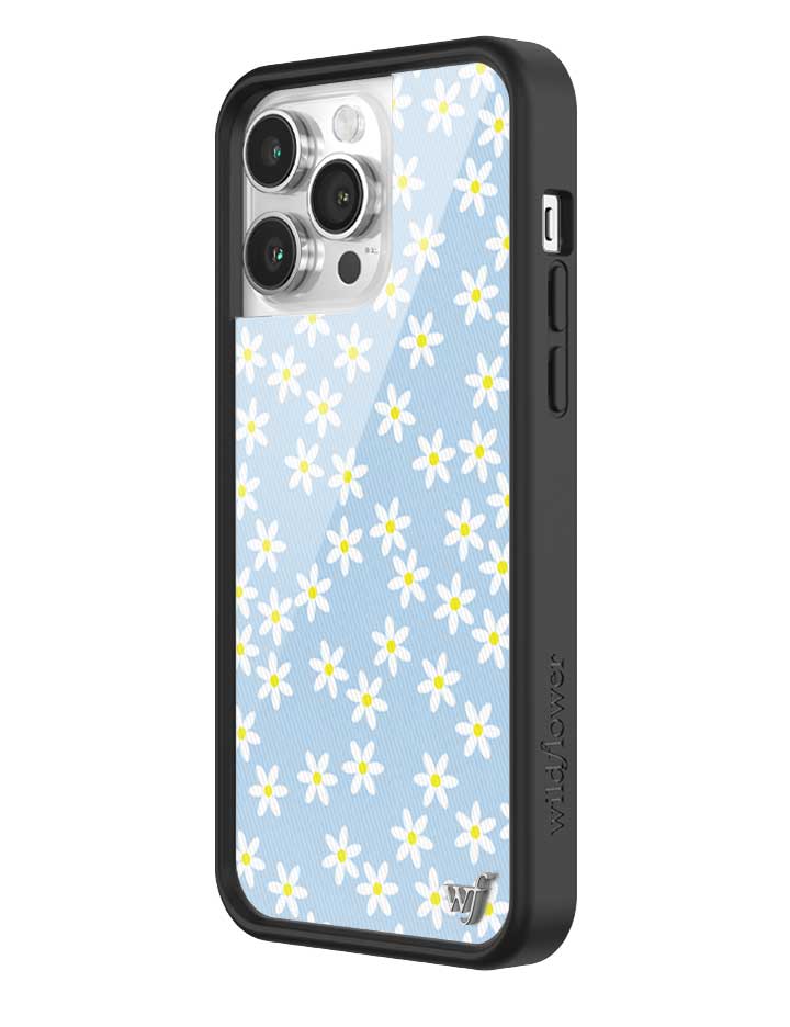 Wildflowers Blue Daisy iPhone Case