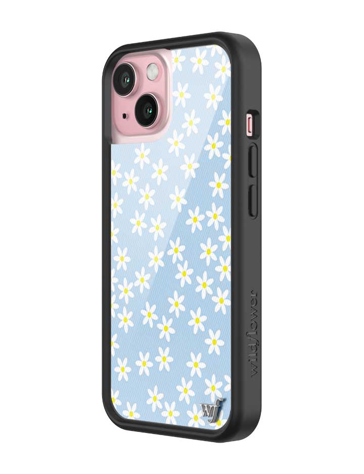 Wildflowers Blue Daisy iPhone Case
