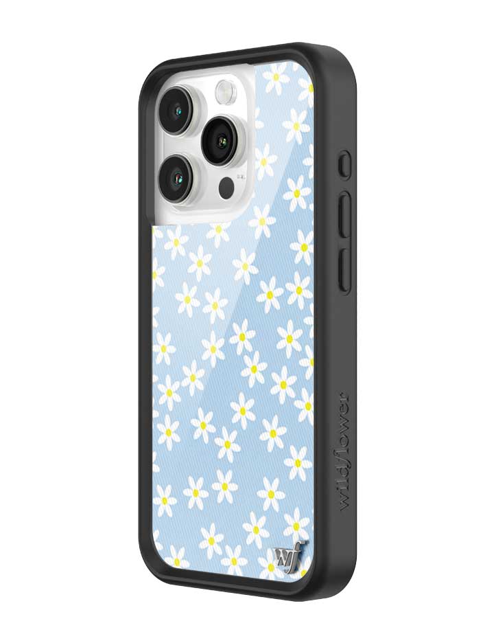 Wildflowers Blue Daisy iPhone Case