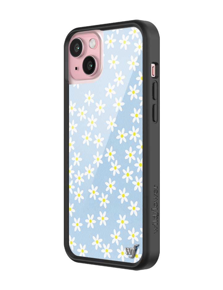 Wildflowers Blue Daisy iPhone Case