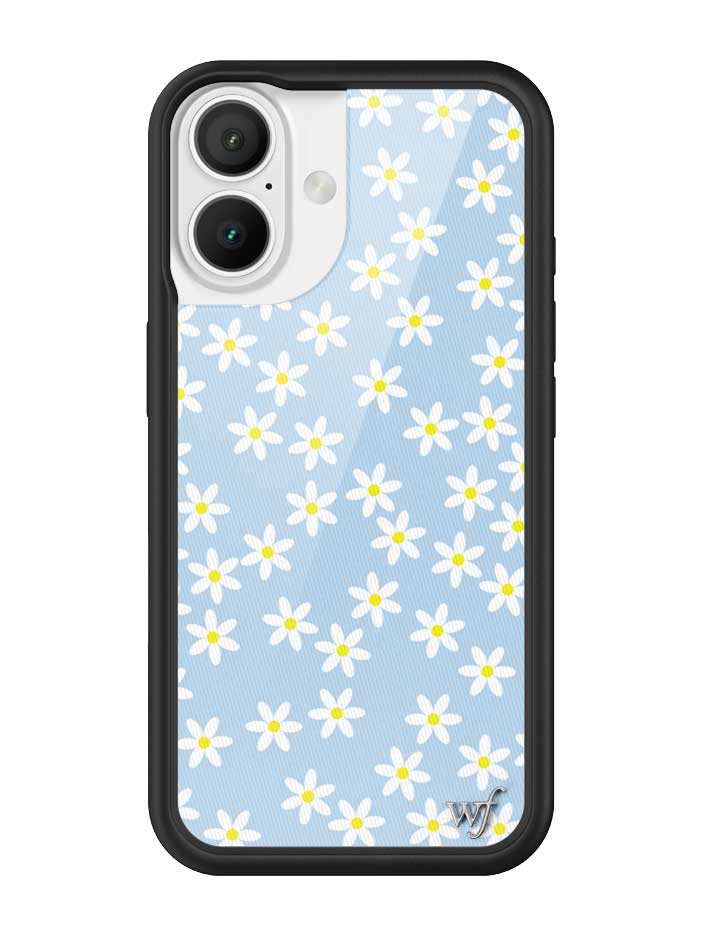Wildflowers Blue Daisy iPhone Case