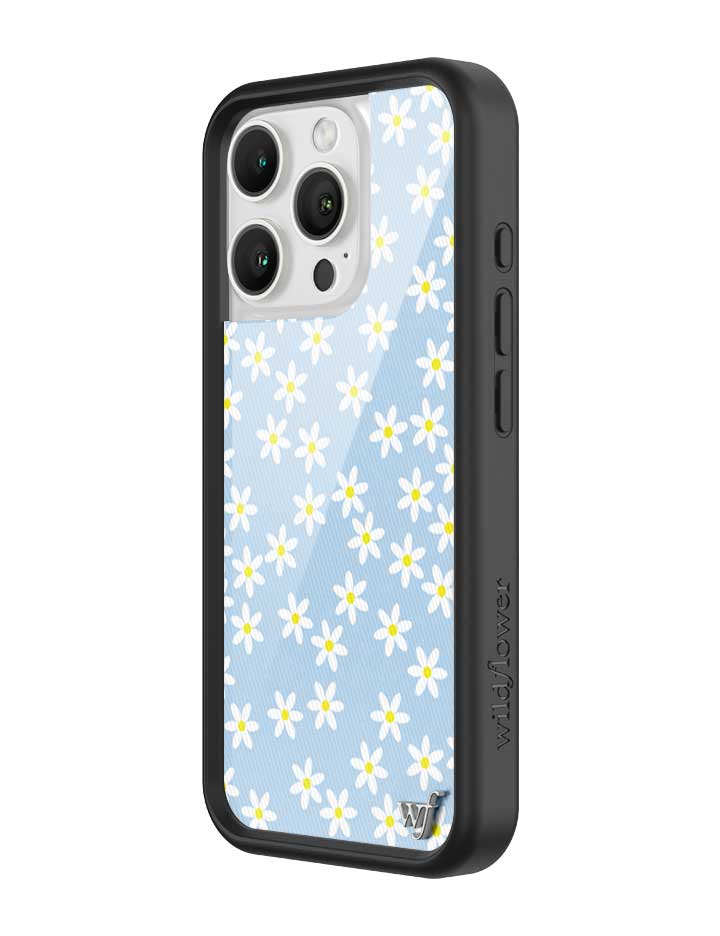Wildflowers Blue Daisy iPhone Case