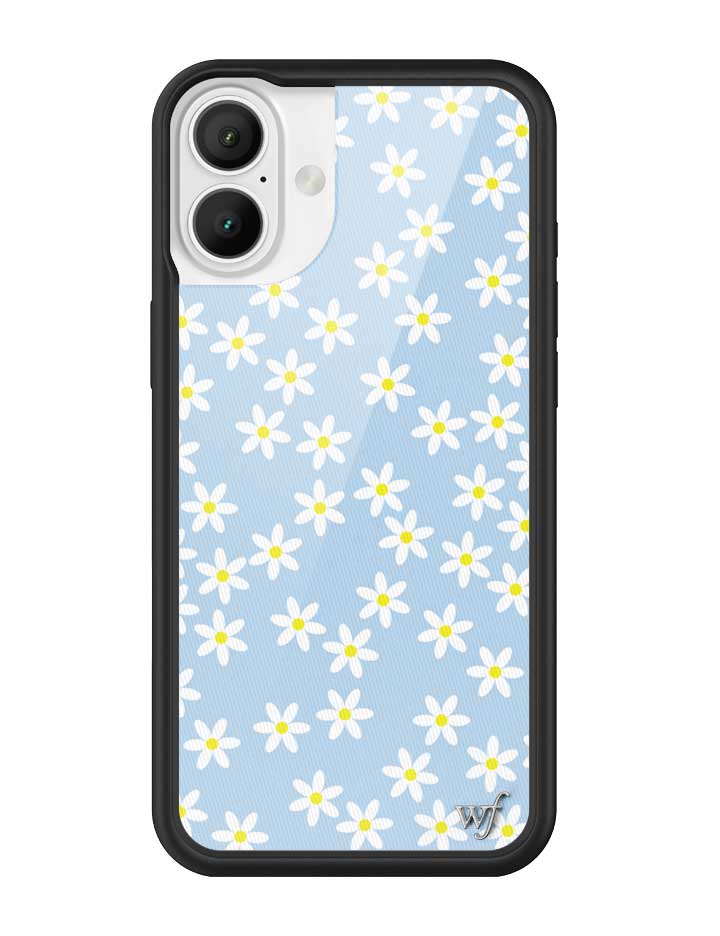 Wildflowers Blue Daisy iPhone Case