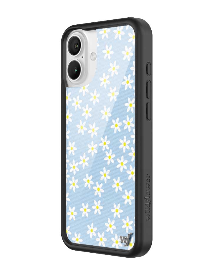 Wildflowers Blue Daisy iPhone Case