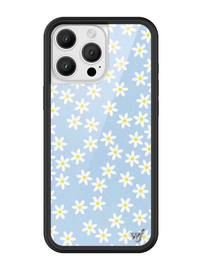 Wildflowers Blue Daisy iPhone Case