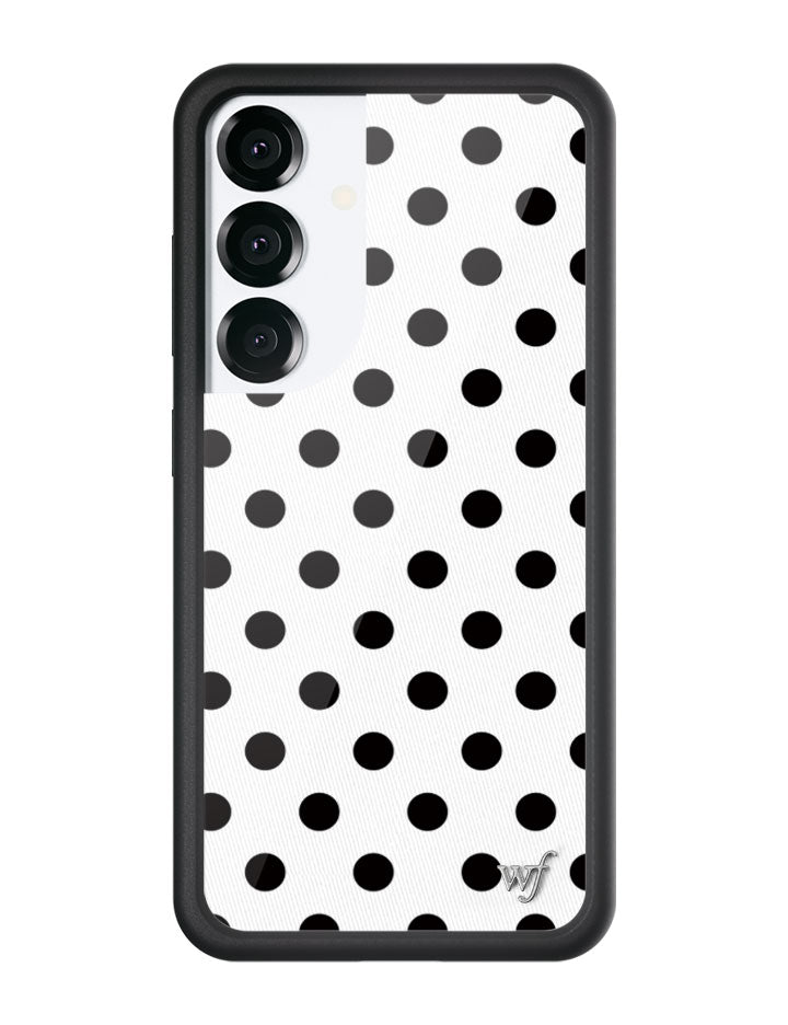 Wildflower Polka Dot White Samsung Galaxy Case