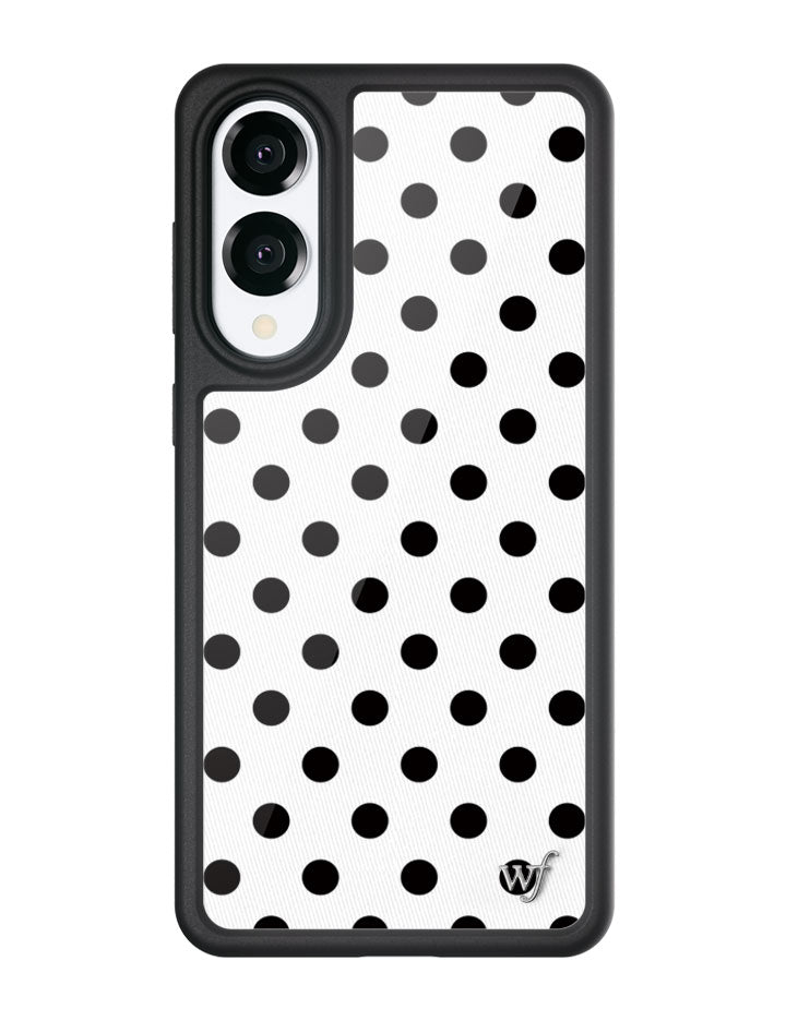 Wildflower Polka Dot White Samsung Galaxy Case