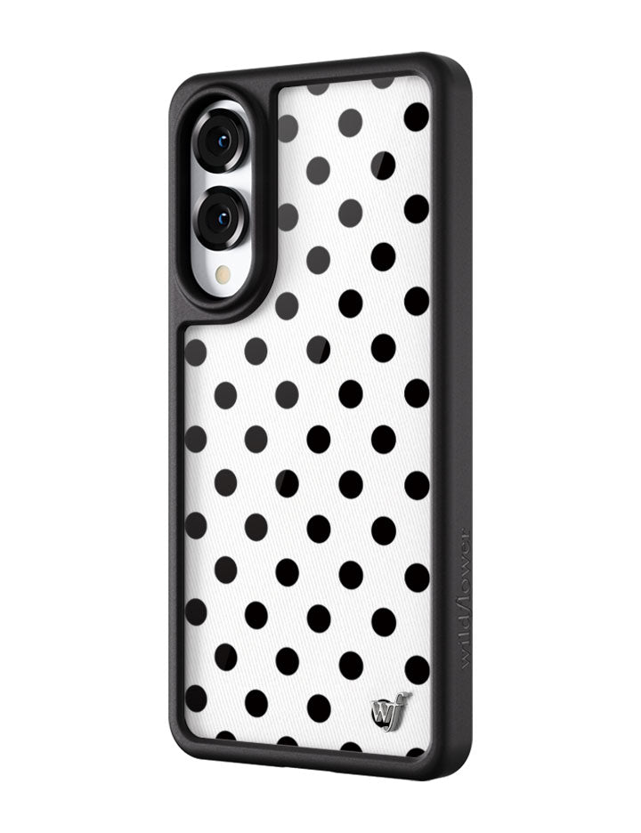 Wildflower Polka Dot White Samsung Galaxy Case