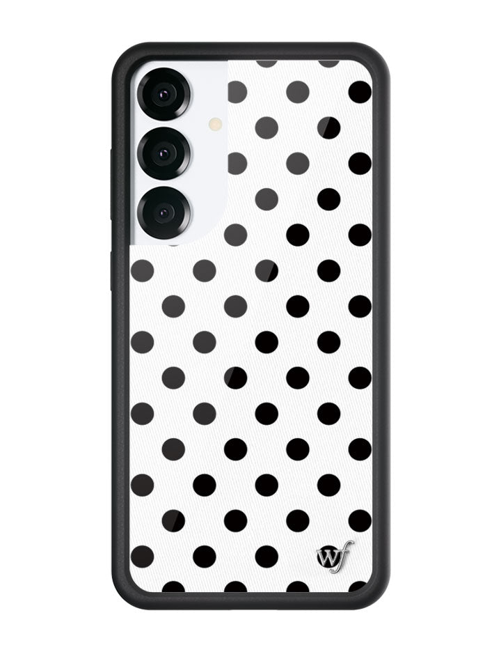 Wildflower Polka Dot White Samsung Galaxy Case