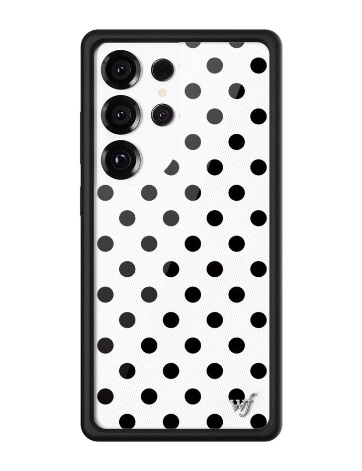 Wildflower Polka Dot White Samsung Galaxy Case