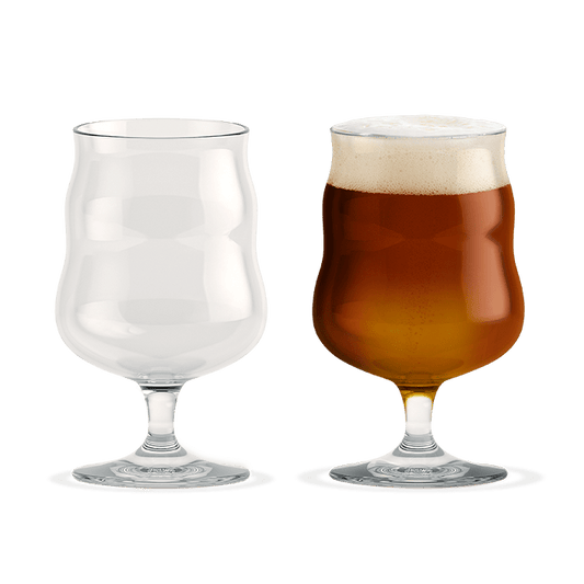 Holmegaard x Mikkeller Universal Beer Glass, Clear, 13.5 Oz, 2 Pcs.