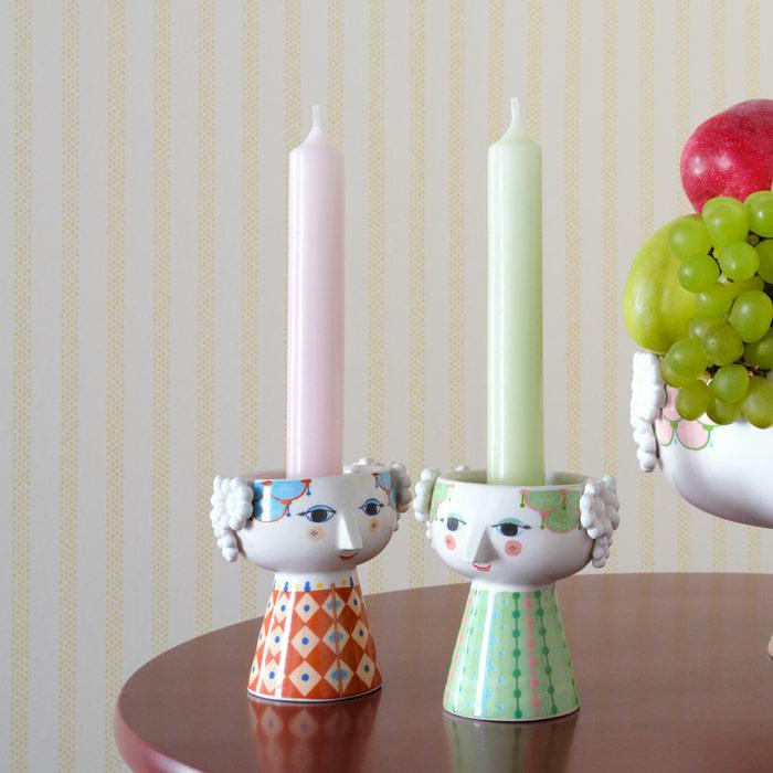 Bjørn Wiinblad Eva Candleholder, H: 3.7"