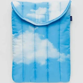 Baggu Puffy Laptop Sleeve 16in | Clouds