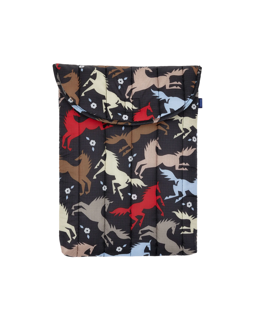 Baggu Puffy Laptop Sleeve 16in | Horse Cut-Outs