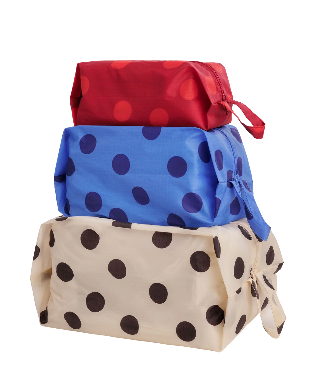 Baggu 3D Zip Set | Polka Dot Mix