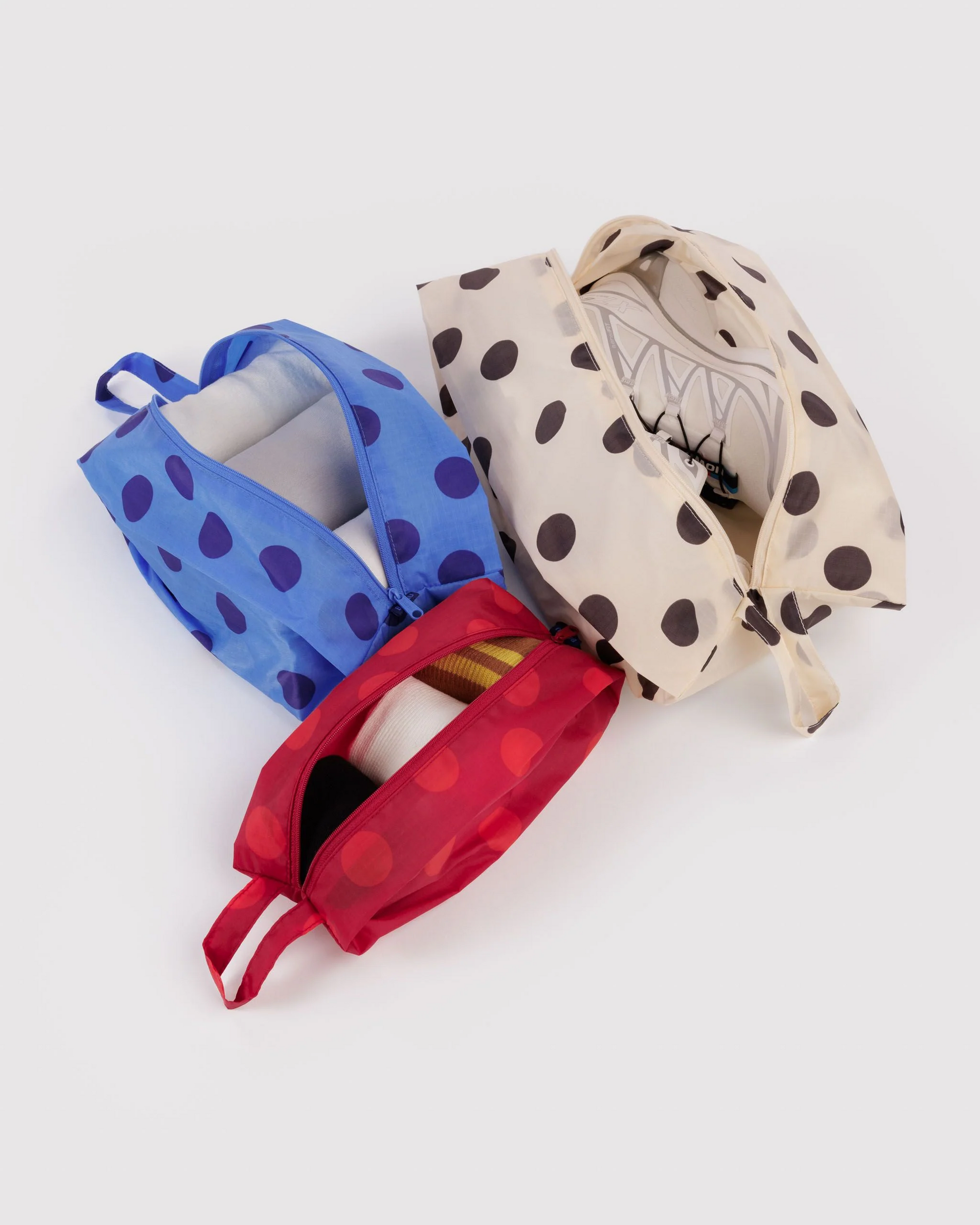 Baggu 3D Zip Set | Polka Dot Mix