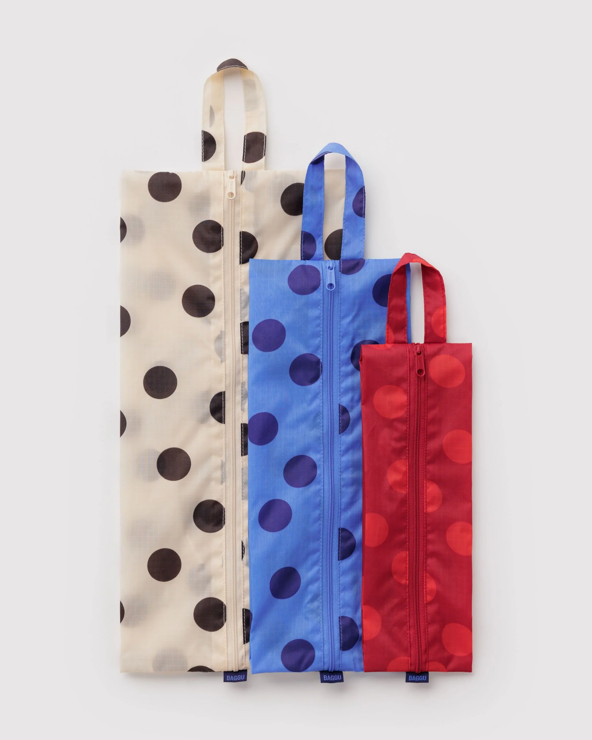Baggu 3D Zip Set | Polka Dot Mix
