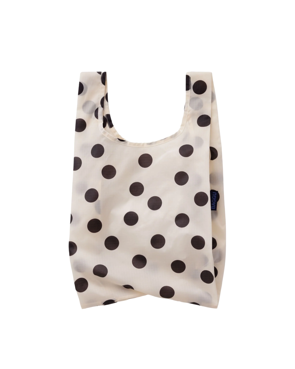 Baggu Baby Reusable Bag | Cream and Black Polka Dot
