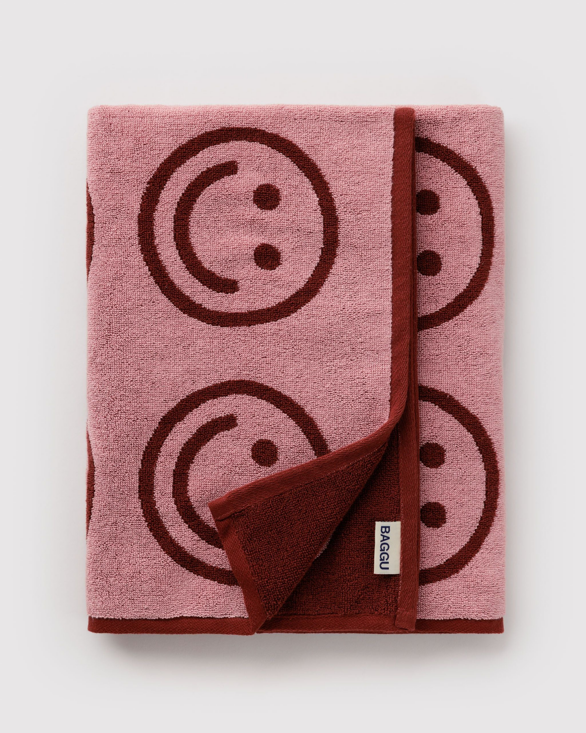 Baggu Bath Towel | Blush Happy