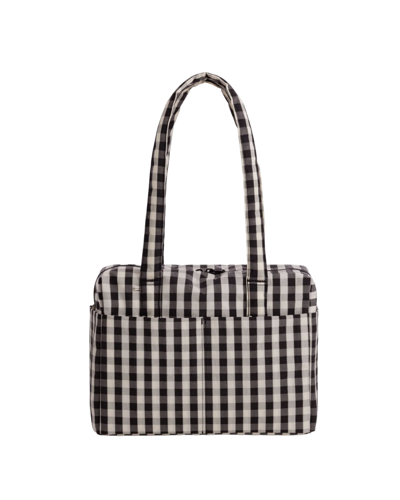 Baggu Everyday Cloud Bag | Black and Cream Gingham