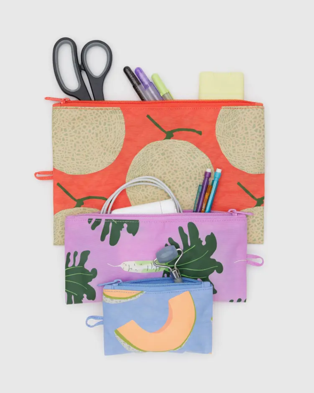 Baggu Flat Pouch Set | Japanese Produce