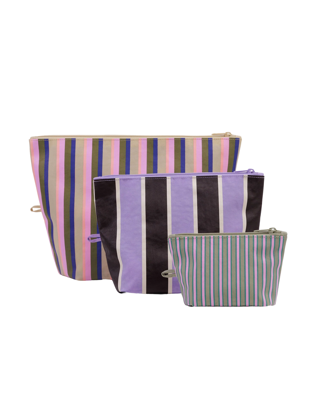 Baggu Go Pouch Set | Candy Shop Stripes 