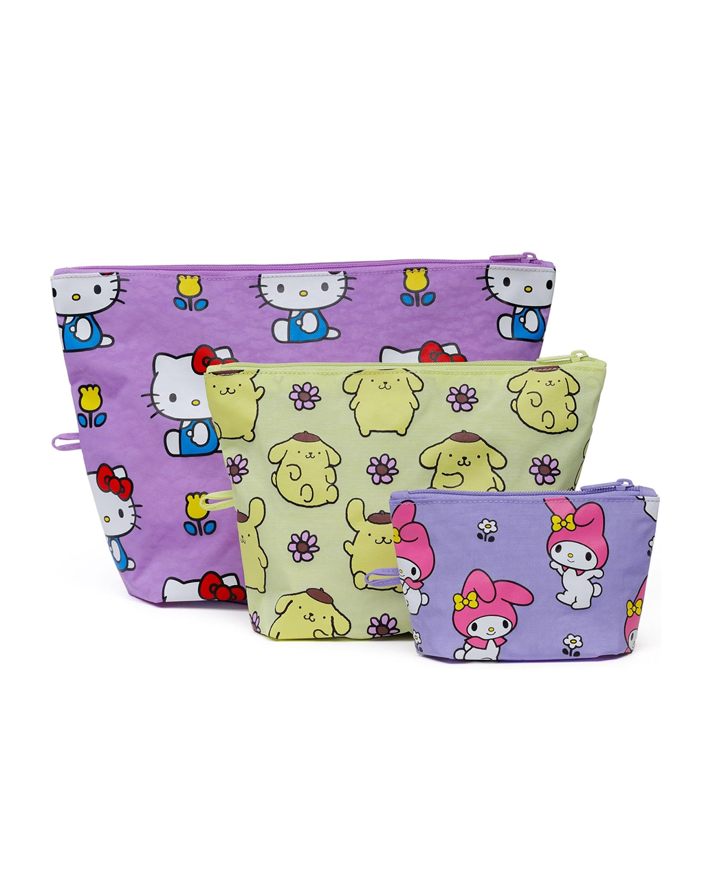 Baggu Go Pouch Set | Hello Kitty and Friends Floral 