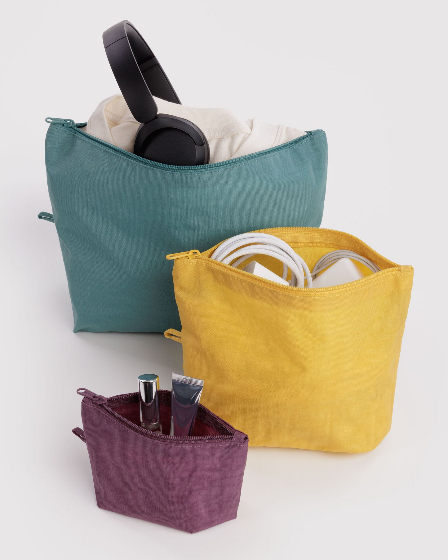 Baggu Go Pouch Set | Jewel Mix 