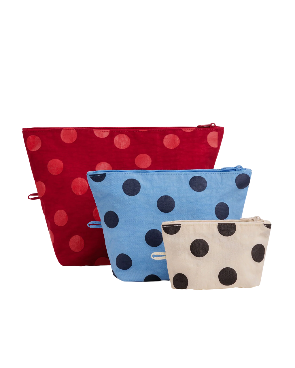 Baggu Go Pouch Set | Polka Dot Mix