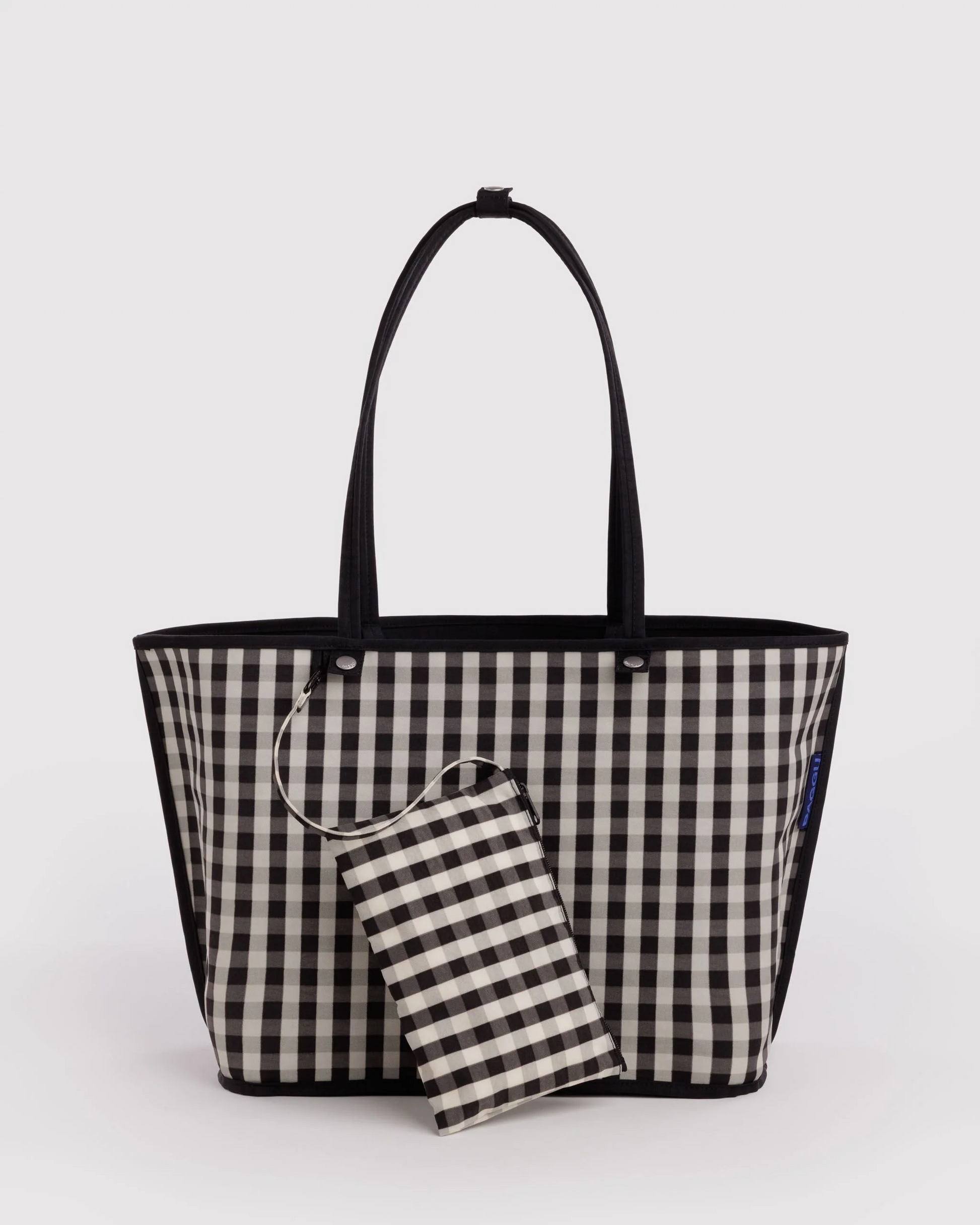 Baggu Large Nylon Reversible Tote | Black Mix