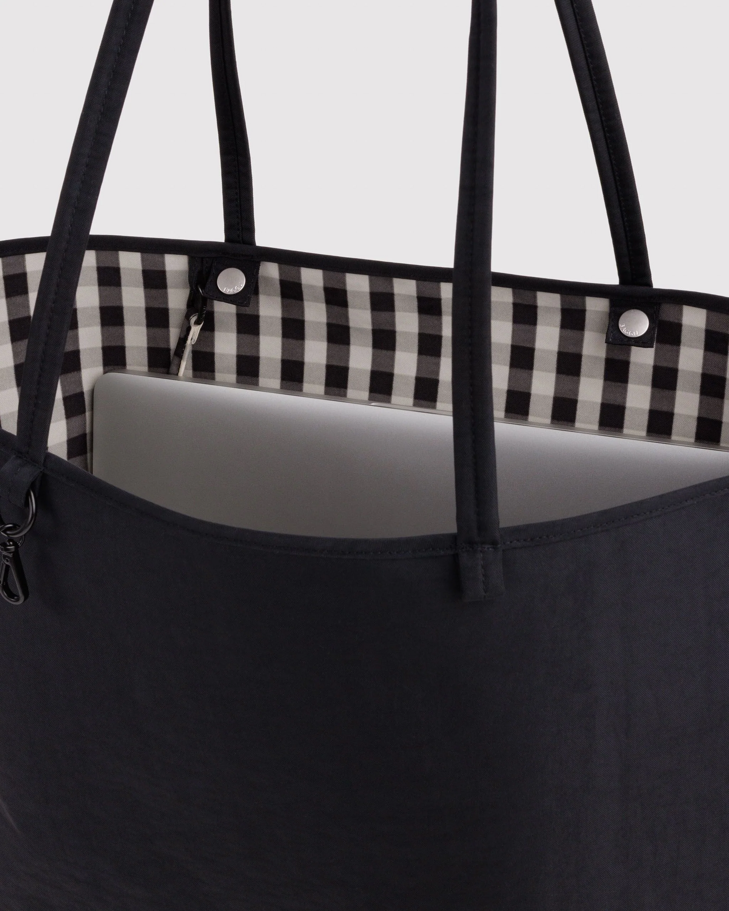 Baggu Large Nylon Reversible Tote | Black Mix