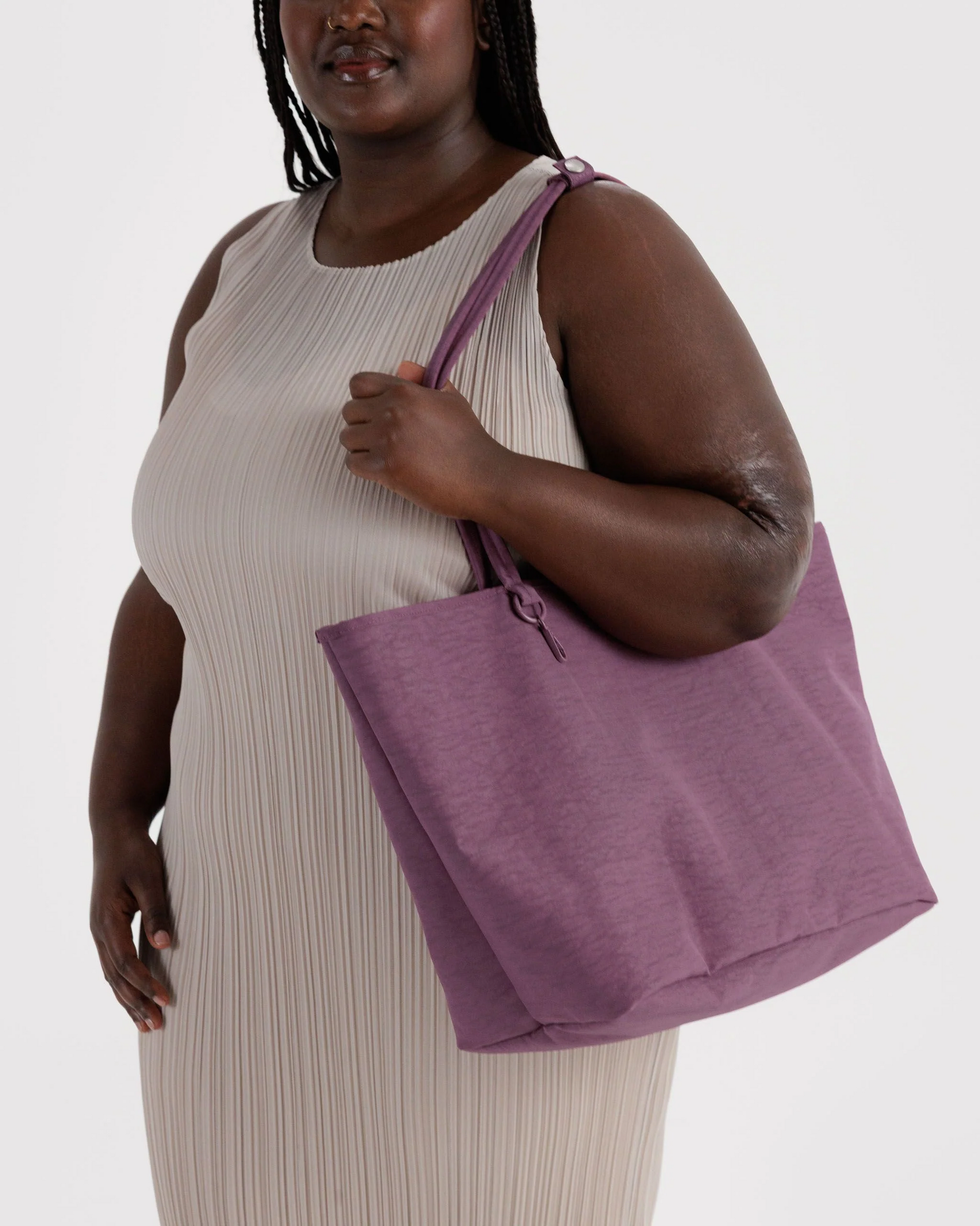 Baggu Large Nylon Reversible Tote | Wild Plum Mix 