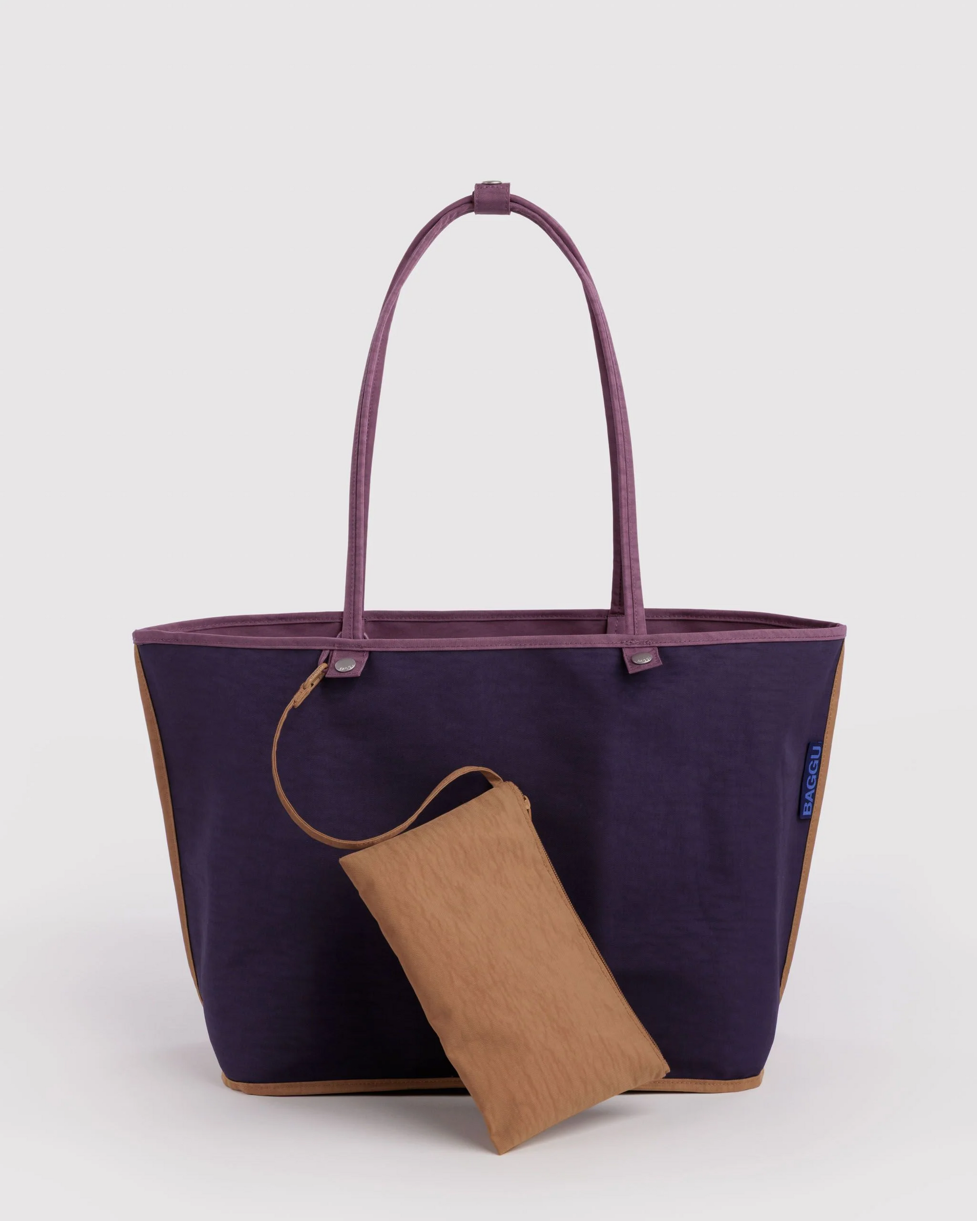 Baggu Large Nylon Reversible Tote | Wild Plum Mix 