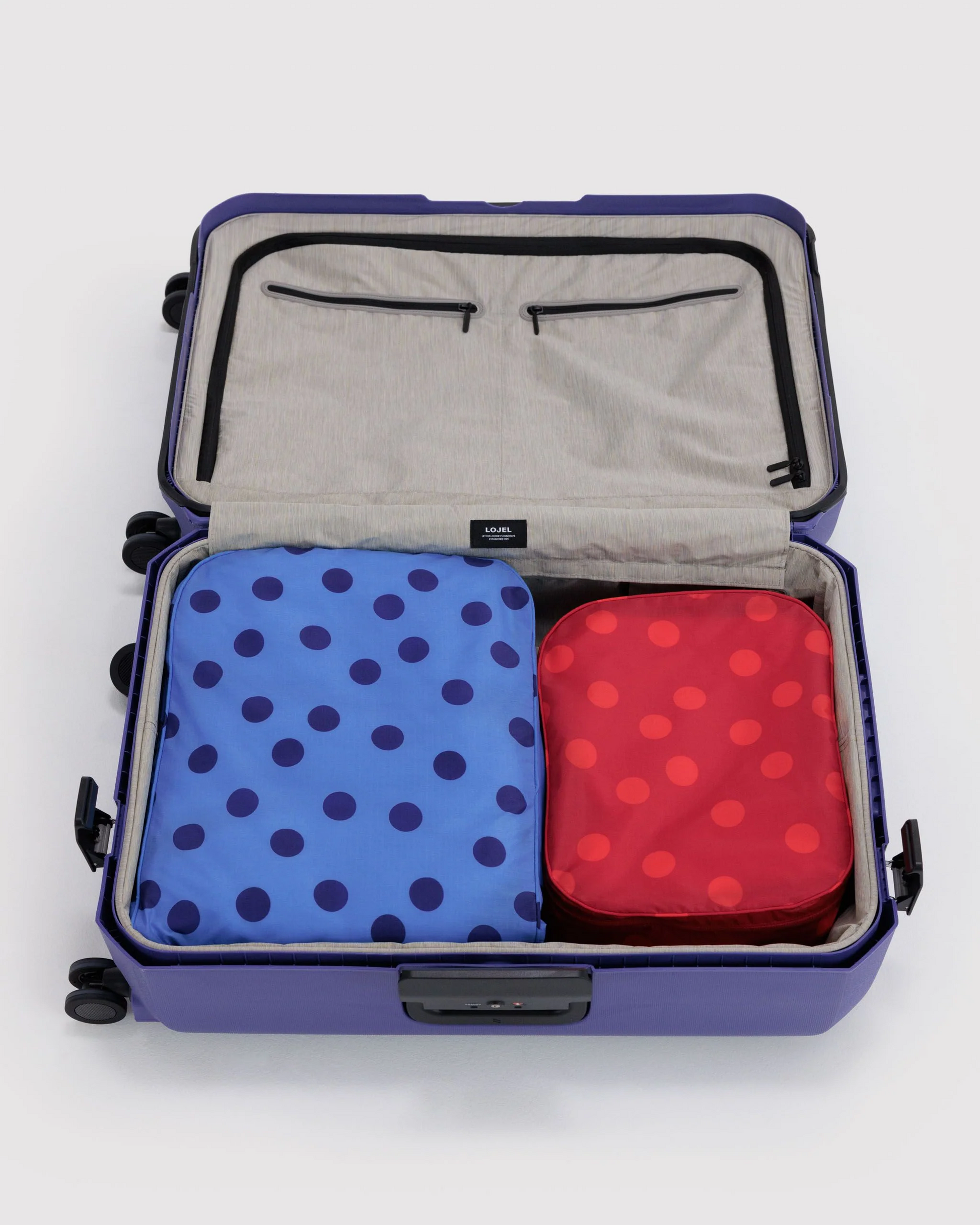 Baggu Large Packing Cube Set | Polka Dot Mix 