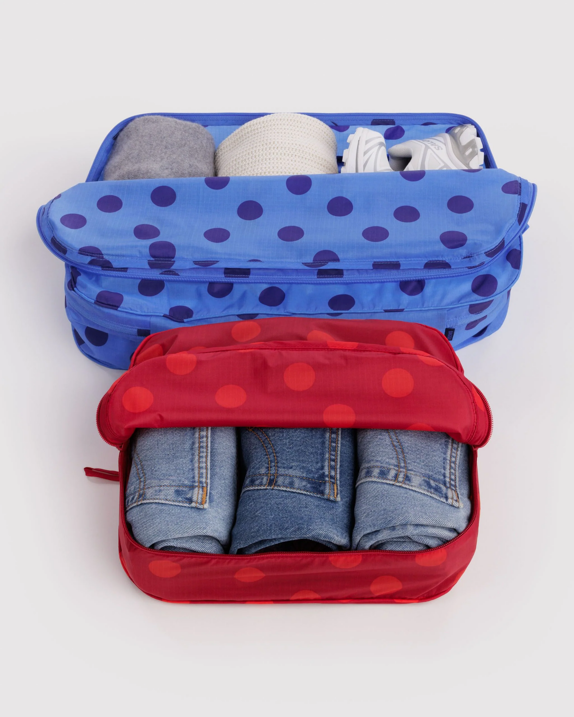 Baggu Large Packing Cube Set | Polka Dot Mix 