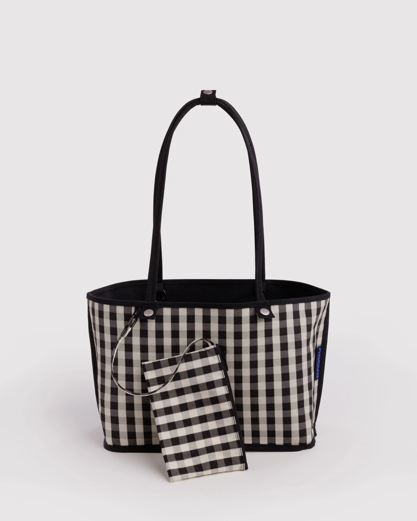 Baggu Medium Nylon Reversible Tote | Black Mix 