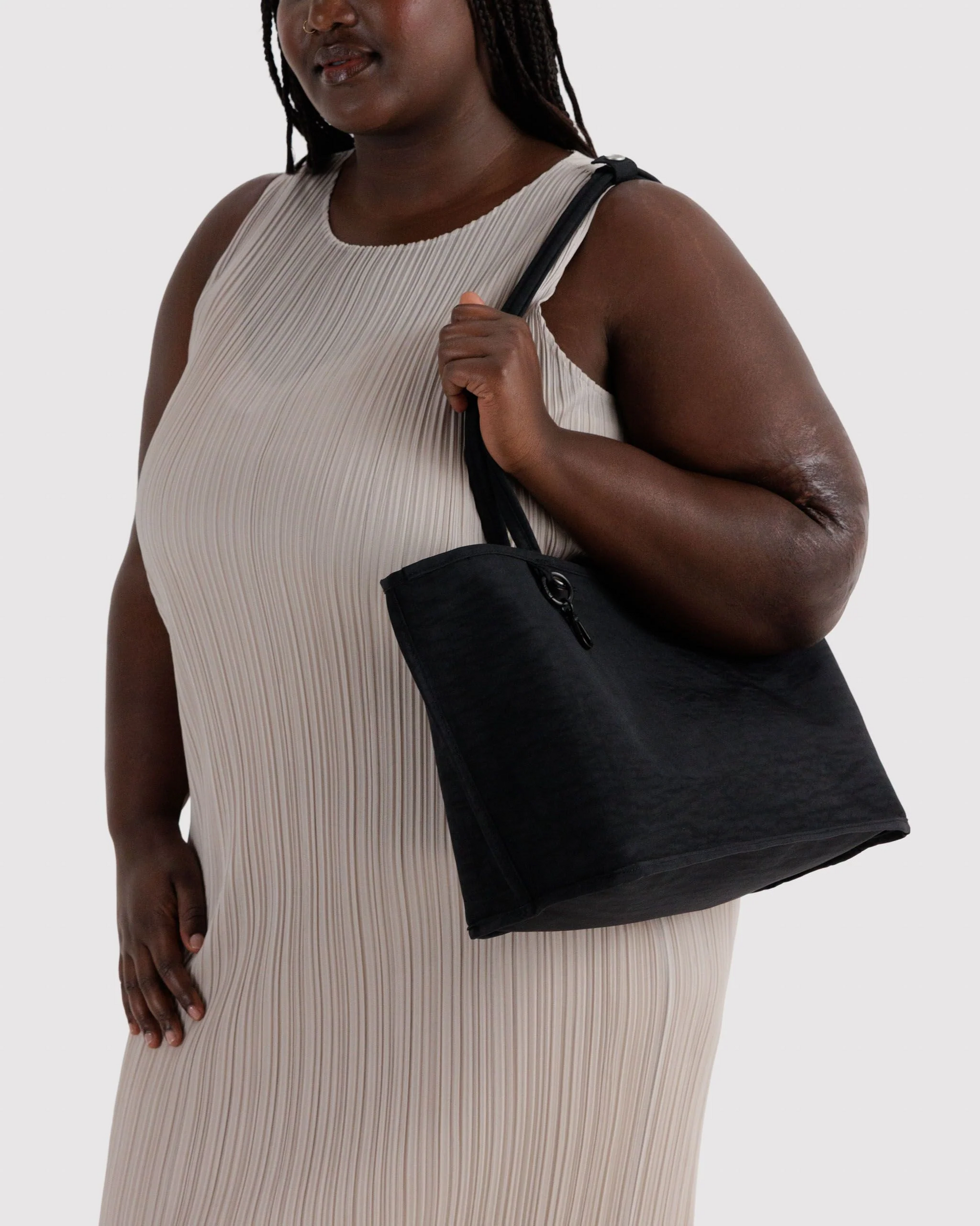 Baggu Medium Nylon Reversible Tote | Leopard Mix 