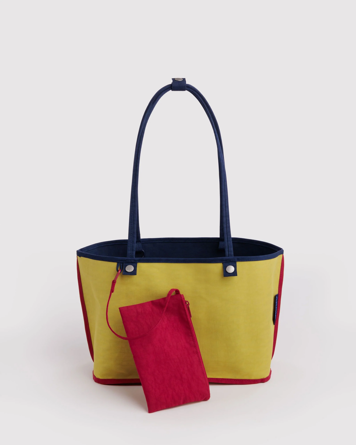 Baggu Medium Nylon Reversible Tote | Navy Mix 