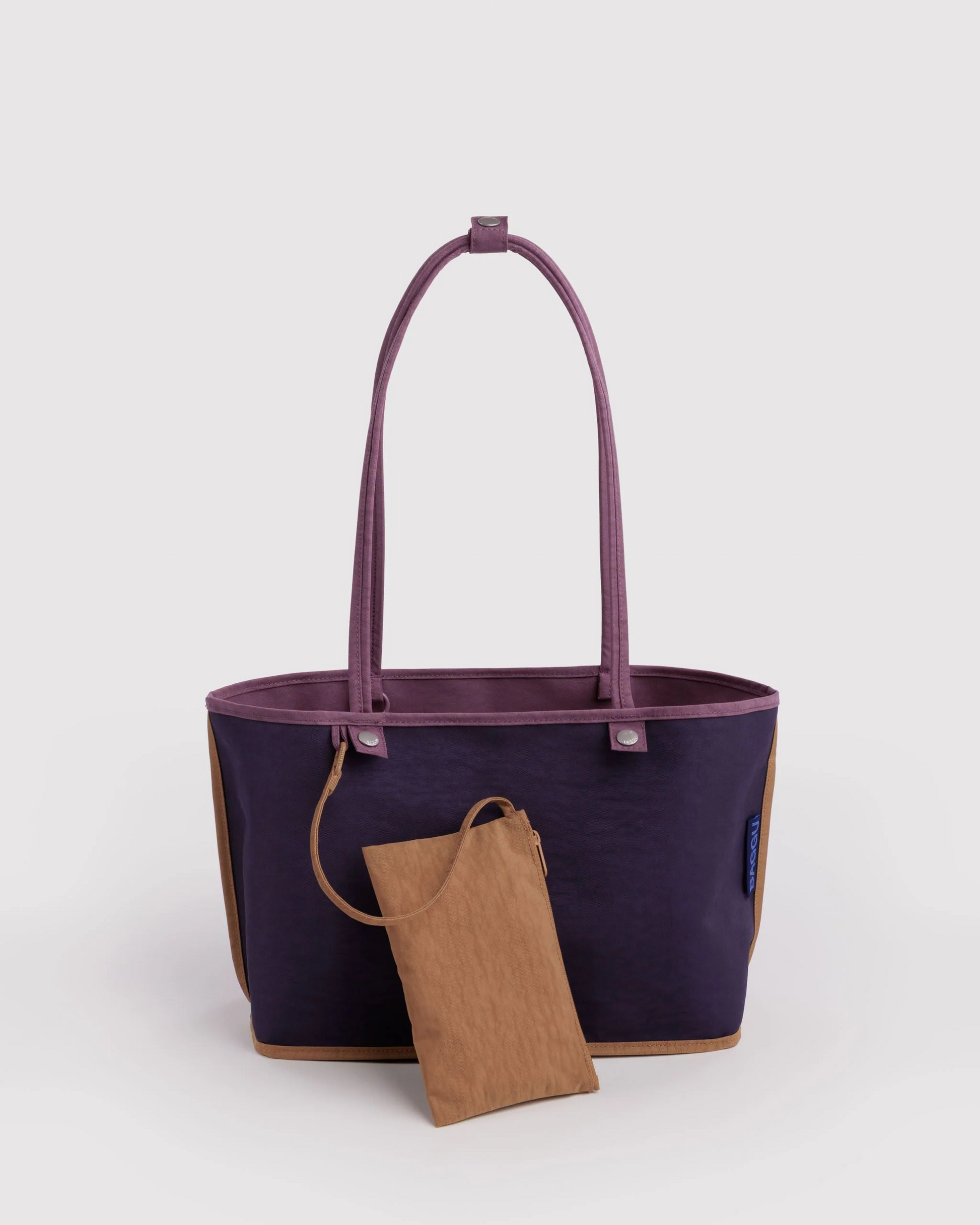 Baggu Medium Nylon Reversible Tote | Wild Plum Mix 
