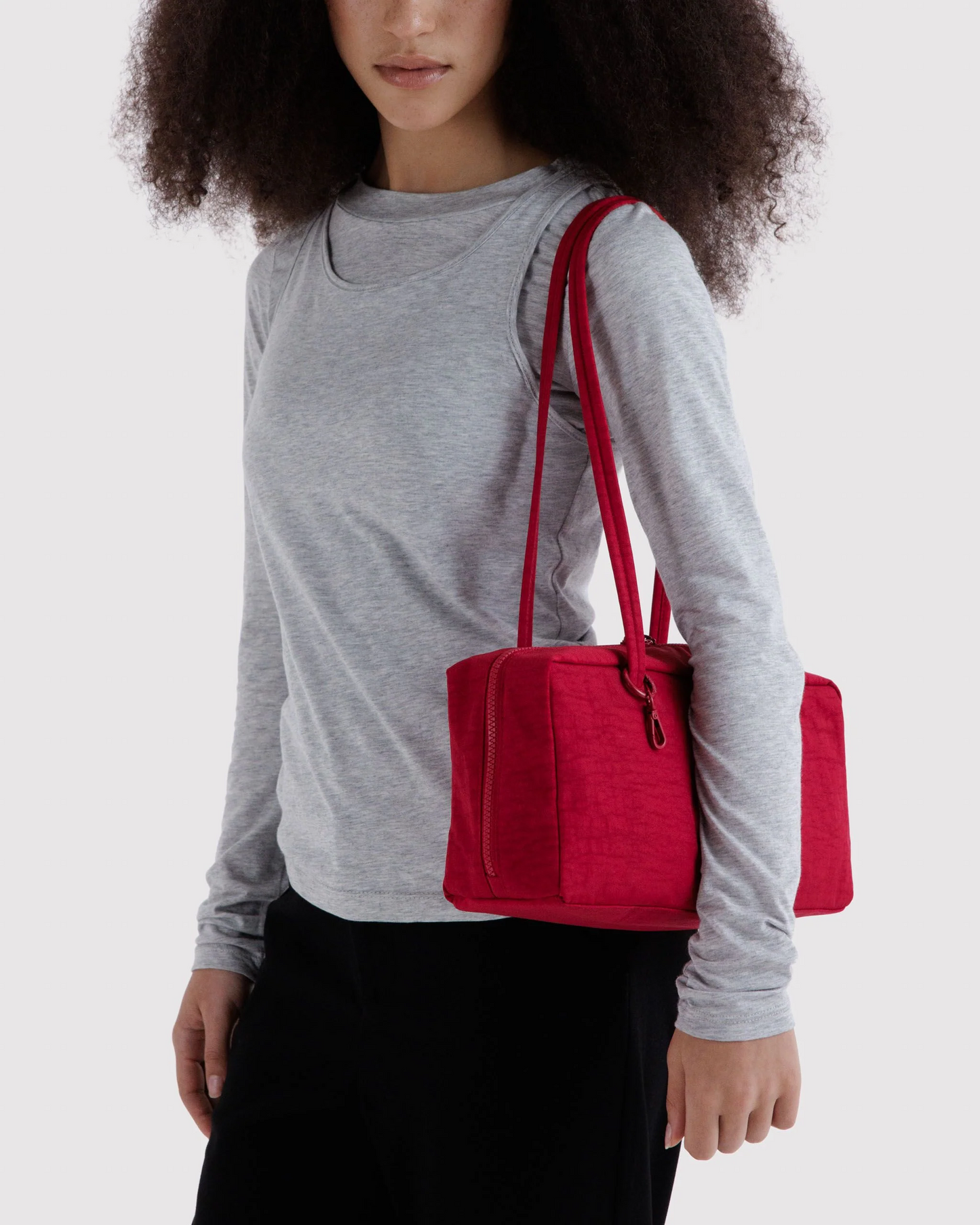 Baggu Nylon Bowler Bag | Cherry 